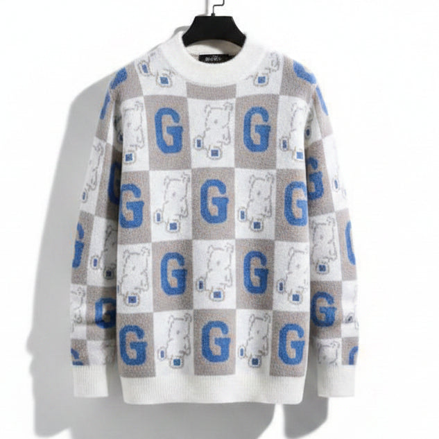 Suéter Masculino Gola alta Urso