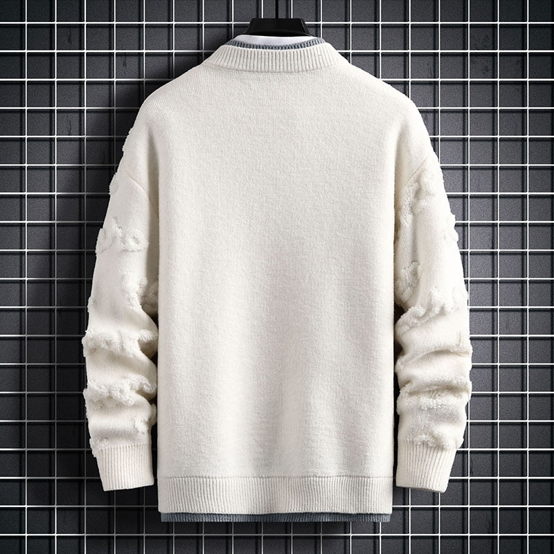 Suéter Masculina Casual Gola Alta