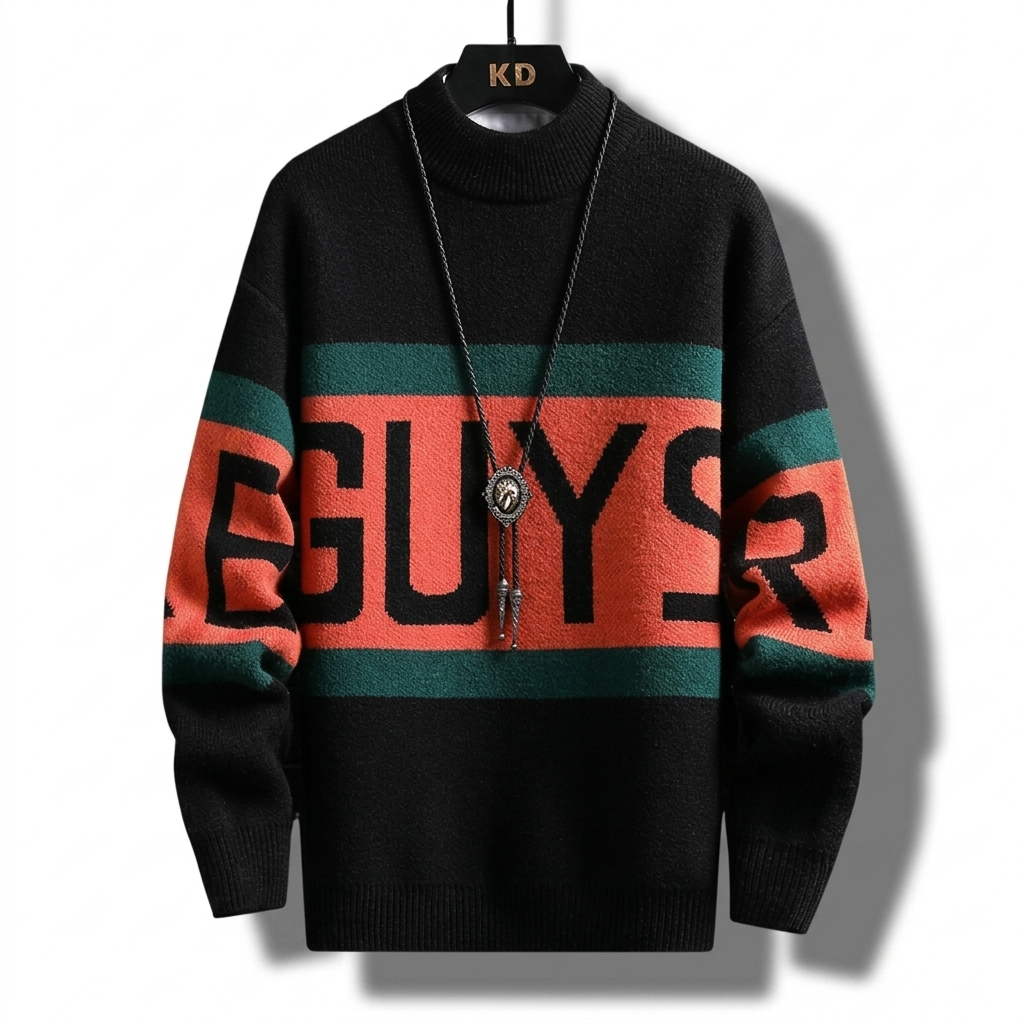 Suéter masculino gola alta guys