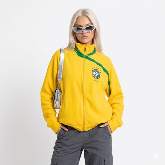 Blusa Brasil Streetwear – Amarela Classic