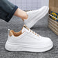 Tênis Sneaker Masculino Casual Plataforma Sola Alta Branco Diamond