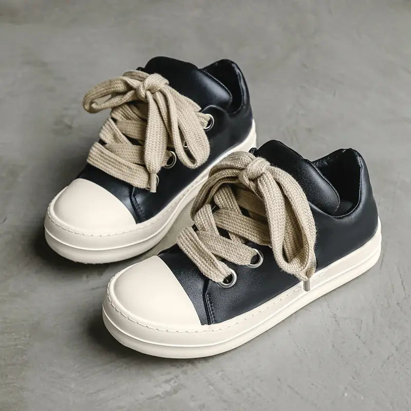 Tênis Casual Plataforma Skate Cadarço Grosso Urban Bold