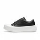 Tênis Skate Masculino Plataforma Couro Sola Alta Rebel