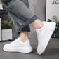 Tênis Sneaker Masculino Casual Plataforma Sola Alta Branco Diamond