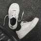 Tênis Skate Masculino Plataforma Couro Sola Alta Rebel