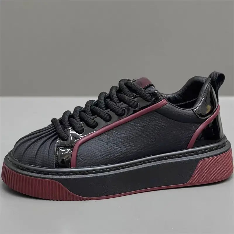 Tênis Sneaker Masculino Casual Plataforma Sola Alta Titan Retro