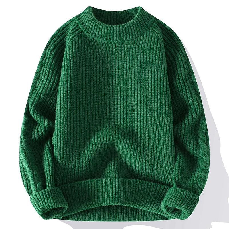 Blusa de Frio Masculina de Tricô Grosso