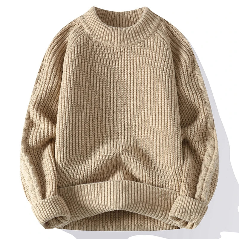 Blusa de Frio Masculina de Tricô Grosso