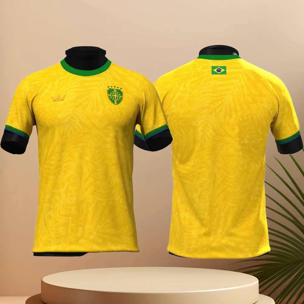 Camiseta seleção Brasileira – Edição Ouro Retro