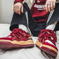 Tênis Masculino Chunky Plataforma Vermelho com Corda