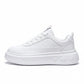 Tênis Sneaker Masculino Casual Plataforma Sola Alta Branco Diamond