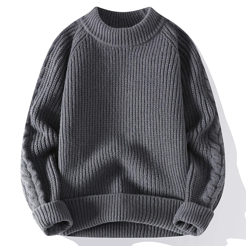 Blusa de Frio Masculina de Tricô Grosso