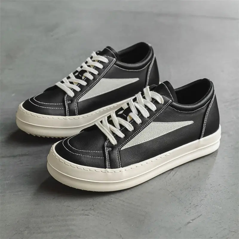 Tênis Casual Plataforma Unissex Estilo Skate Urban Stitch