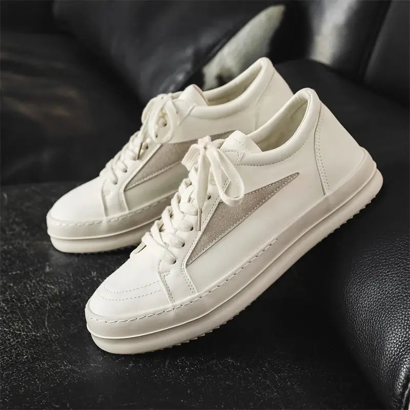 Tênis Casual Plataforma Unissex Estilo Skate Urban Stitch