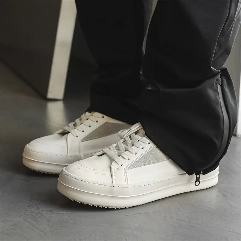 Tênis Casual Plataforma Unissex Estilo Skate Urban Stitch