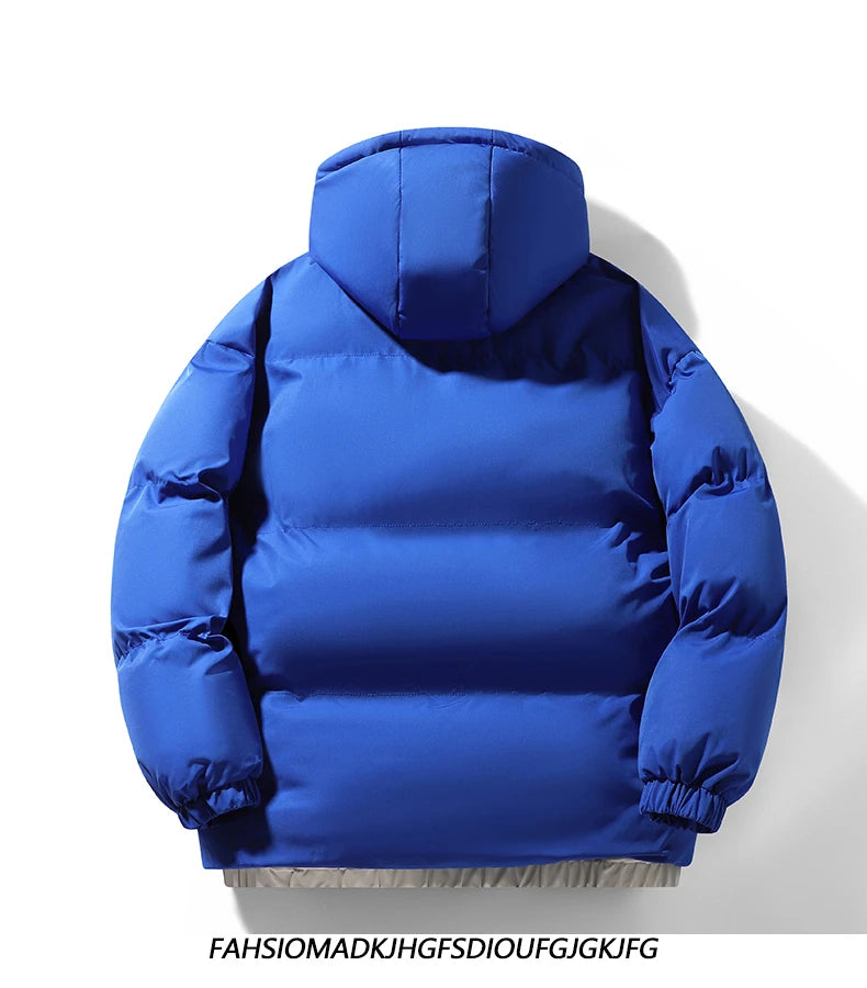 Jaqueta Nouver Puffer Masculina Impermeável com Capuz