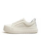 Tênis Slip-On Masculino Casual Plataforma Sola Alta Tratorada Couro Block