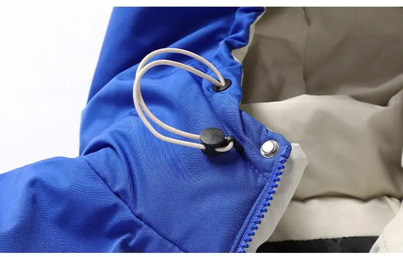 Jaqueta Nouver Puffer Masculina Impermeável com Capuz
