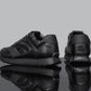 Tênis Plataforma Esportivo de Couro Elite Legacy Preto
