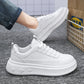 Tênis Sneaker Masculino Casual Plataforma Sola Alta Branco Diamond
