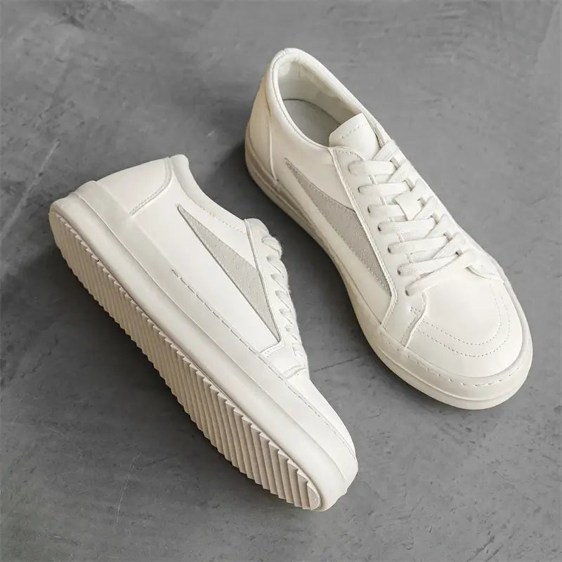 Tênis Casual Plataforma Unissex Estilo Skate Urban Stitch