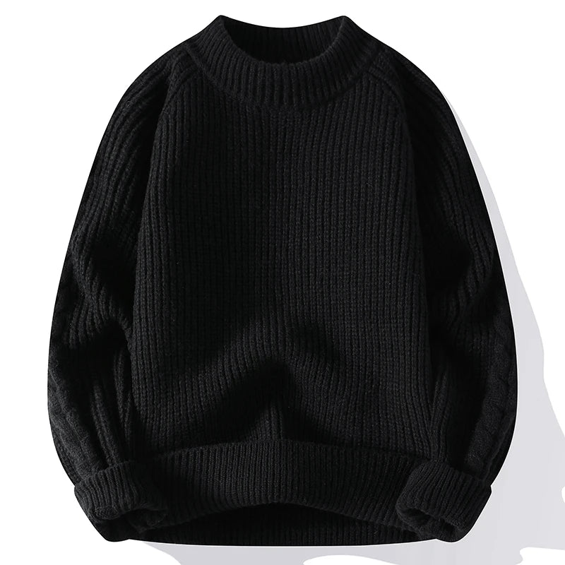 Blusa de Frio Masculina de Tricô Grosso