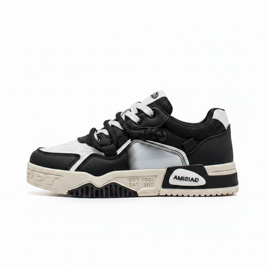 Tênis Masculino Chunky Plataforma Skate com Cadarço de Corda
