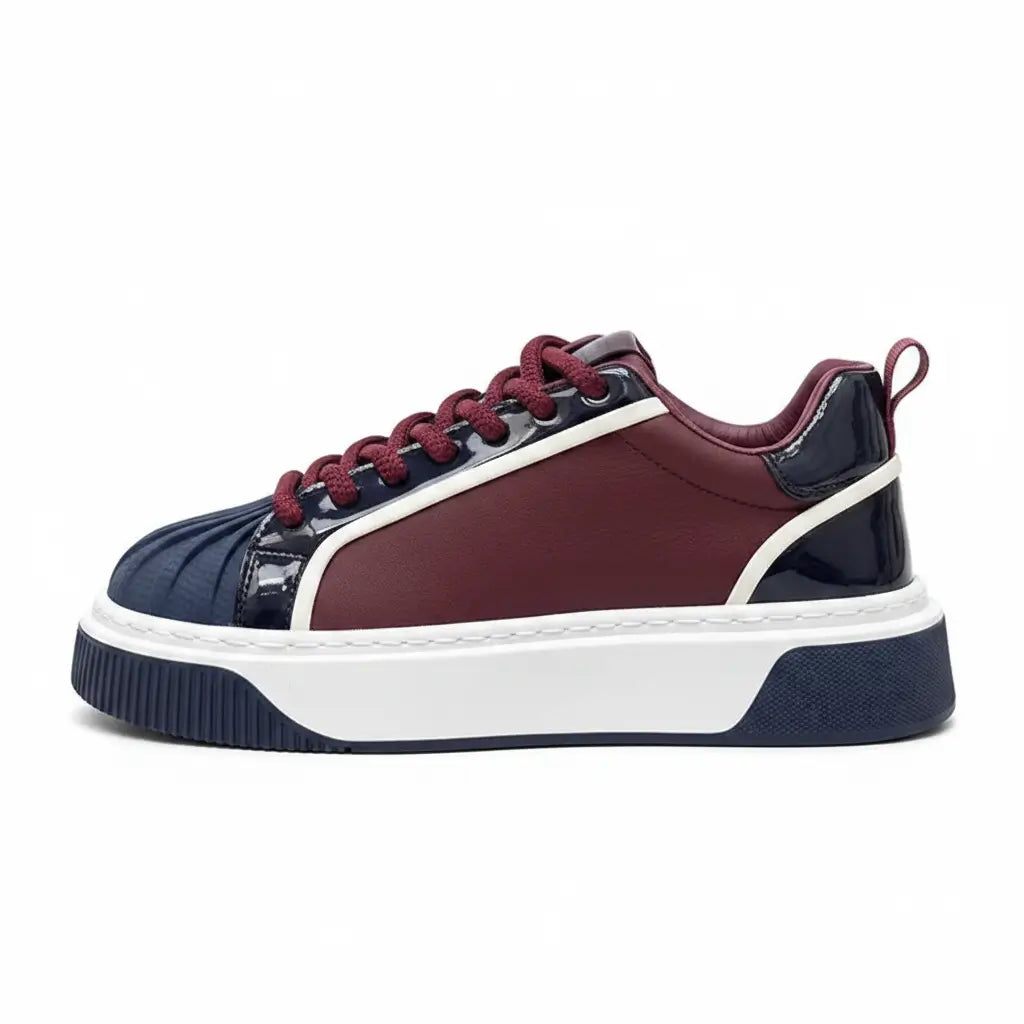 Tênis Sneaker Masculino Casual Plataforma Sola Alta Titan Retro