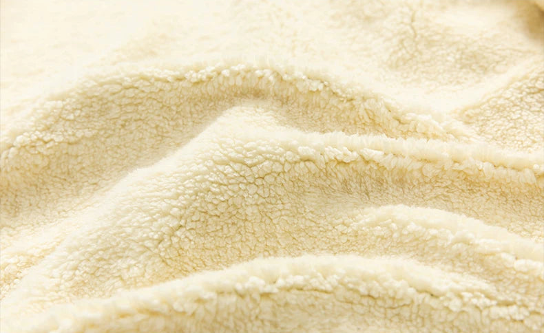 Jaqueta Aviador Masculina Suede Forrada Pelúcia Sherpa Inverno
