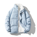 Jaqueta Puffer Masculina Texturizada Com Pelúcia