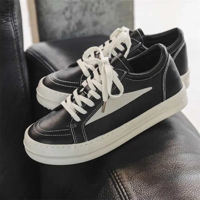 Tênis Casual Plataforma Unissex Estilo Skate Urban Stitch
