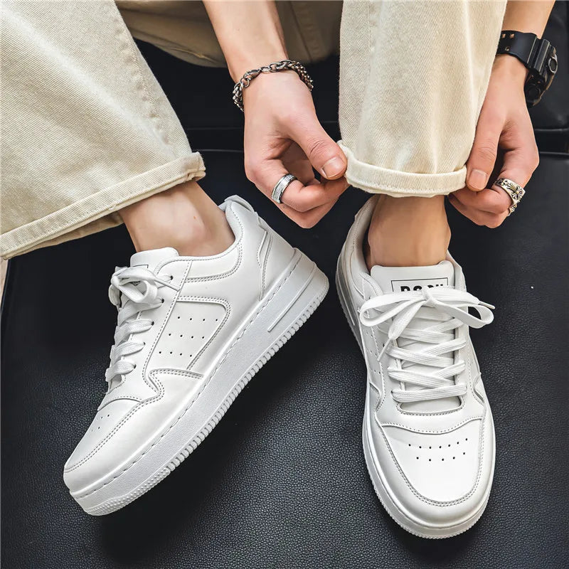 Tênis Masculino Sneaker Streetwear Panda Preto e Branco Casual