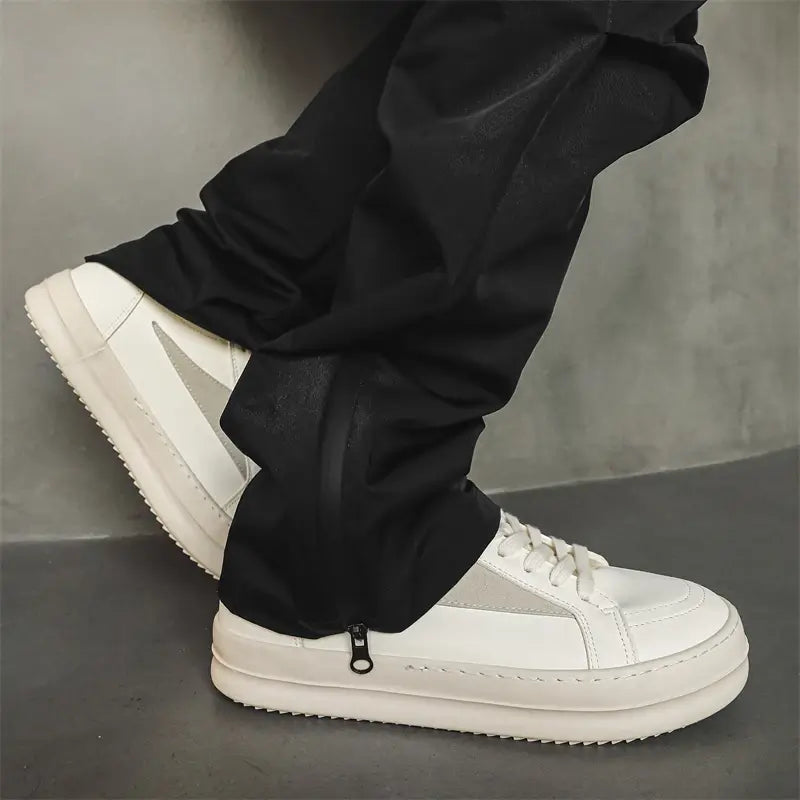 Tênis Casual Plataforma Unissex Estilo Skate Urban Stitch