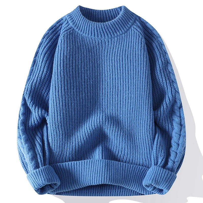 Blusa de Frio Masculina de Tricô Grosso