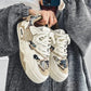 Tênis Casual Chunky Plataforma Retrô Skate