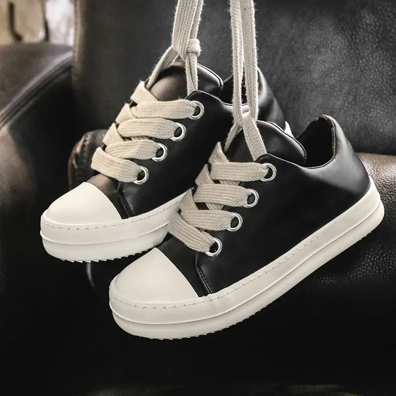 Tênis Casual Plataforma Skate Cadarço Grosso Urban Bold