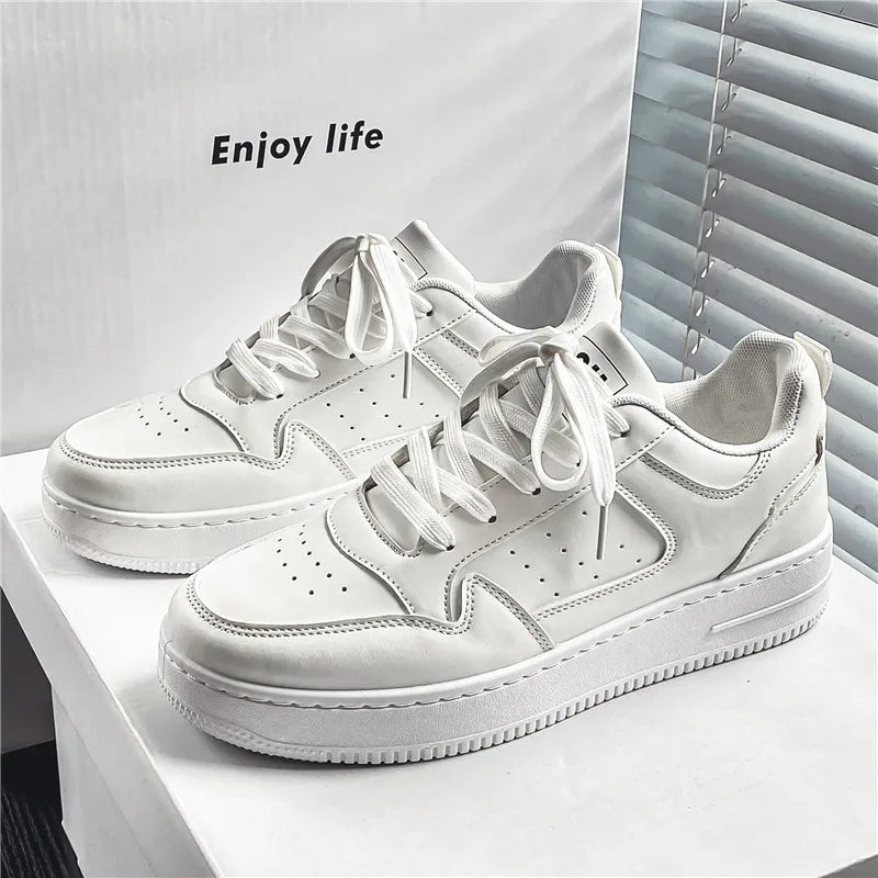 Tênis Masculino Sneaker Streetwear Panda Preto e Branco Casual
