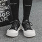 Tênis Skate Masculino Plataforma Couro Sola Alta Rebel