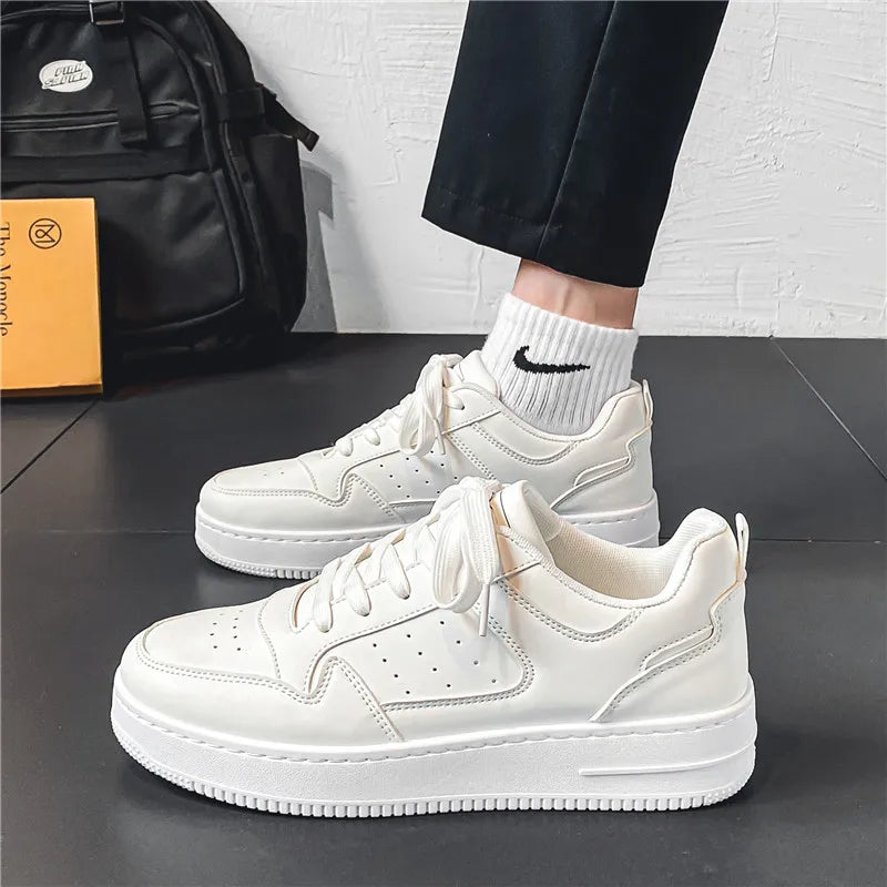 Tênis Masculino Sneaker Streetwear Panda Preto e Branco Casual
