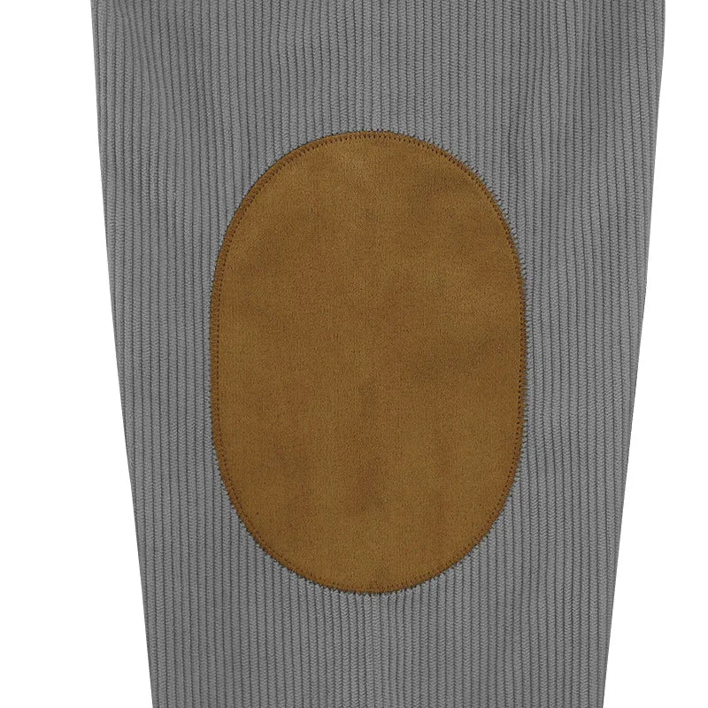 Blusa de Frio Masculina Tricô Bicolor com Botões