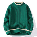 Blusa de Frio Masculina de Tricô Grosso Texturizado