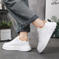 Tênis Sneaker Masculino Casual Plataforma Sola Alta Branco Diamond