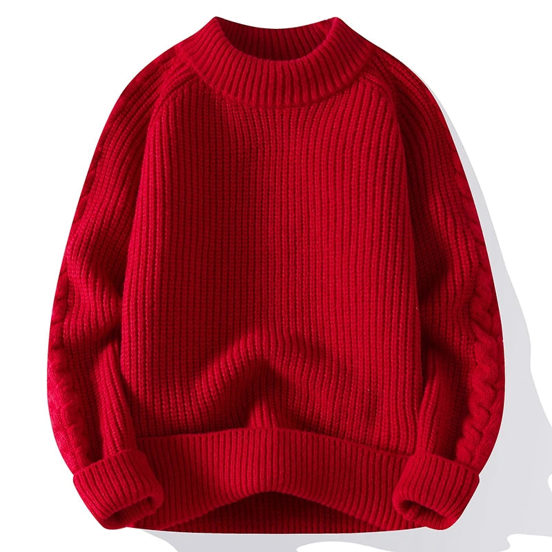 Blusa de Frio Masculina de Tricô Grosso