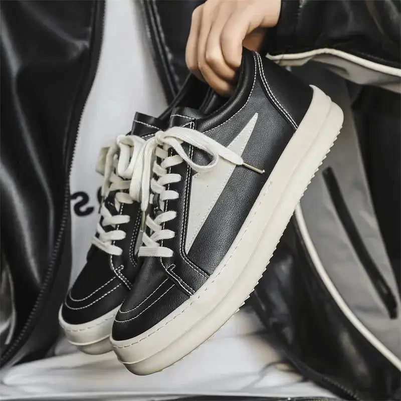 Tênis Casual Plataforma Unissex Estilo Skate Urban Stitch