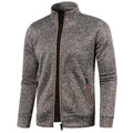 Jaqueta Esportiva Masculina De Frio Slim Com Zíper