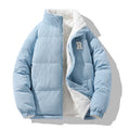 Jaqueta Masculina Veludo Coplado Puffer Forrada com Pelúcia