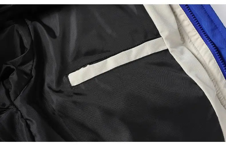 Jaqueta Nouver Puffer Masculina Impermeável com Capuz