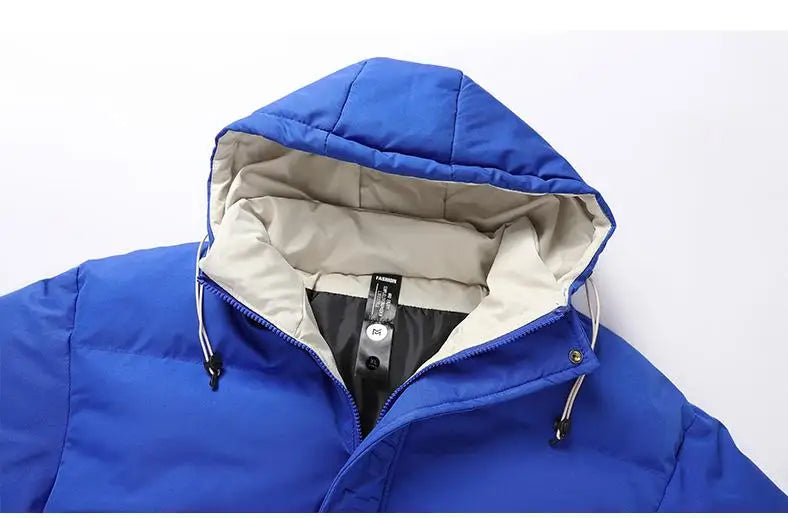 Jaqueta Nouver Puffer Masculina Impermeável com Capuz
