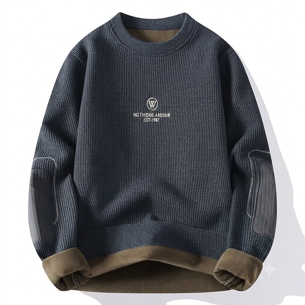 Blusa de Frio Grossa Masculina Forrada em Fleece