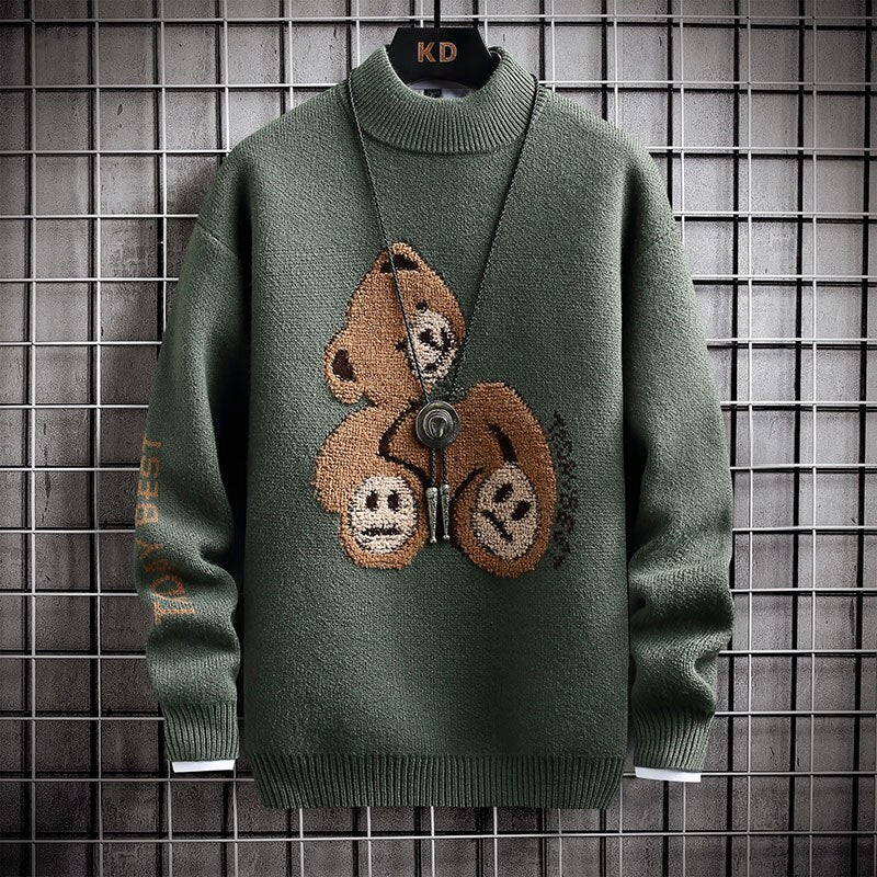 Suéter Slim Bear Printed
